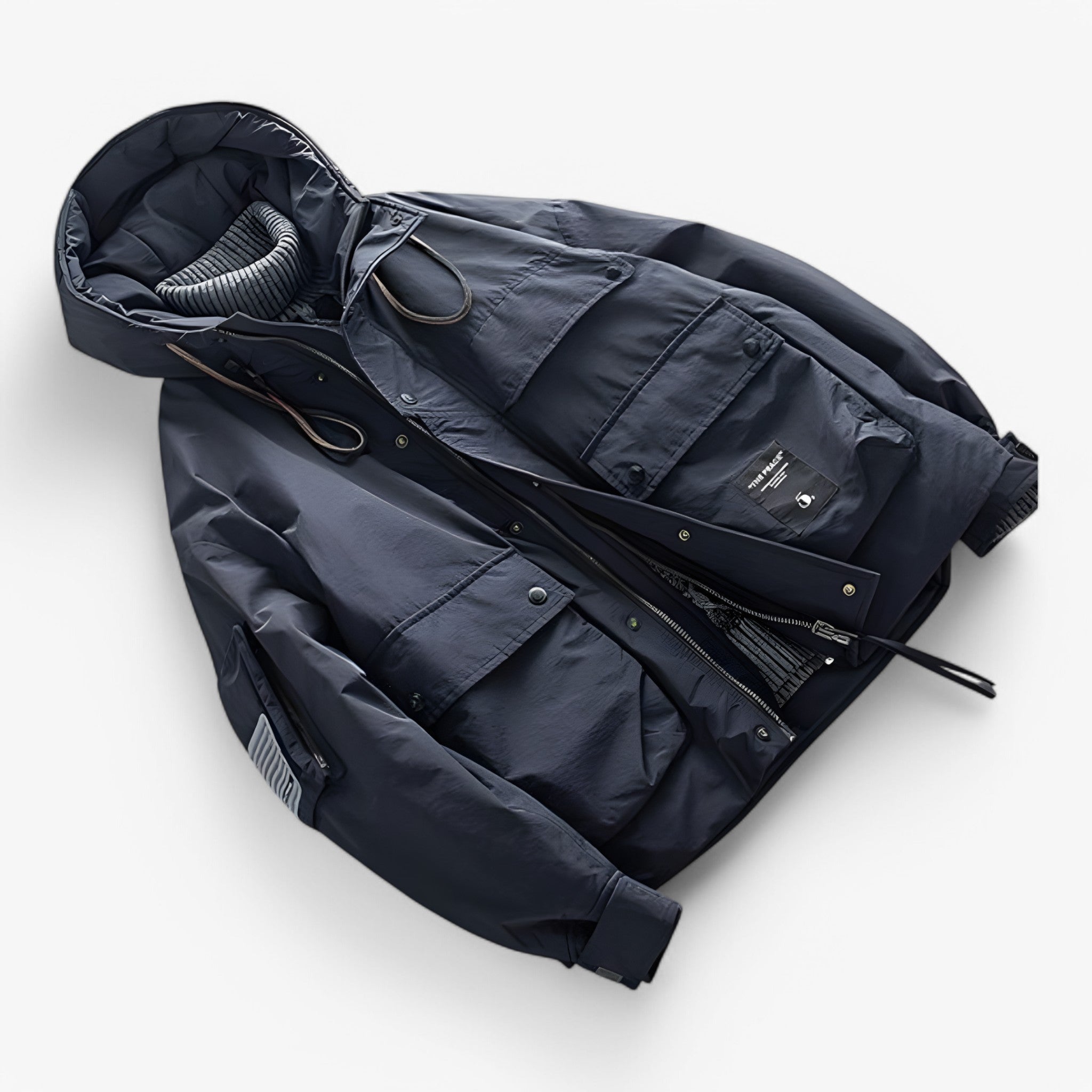 Nordvik – Lang Herre Parka med Hætte
