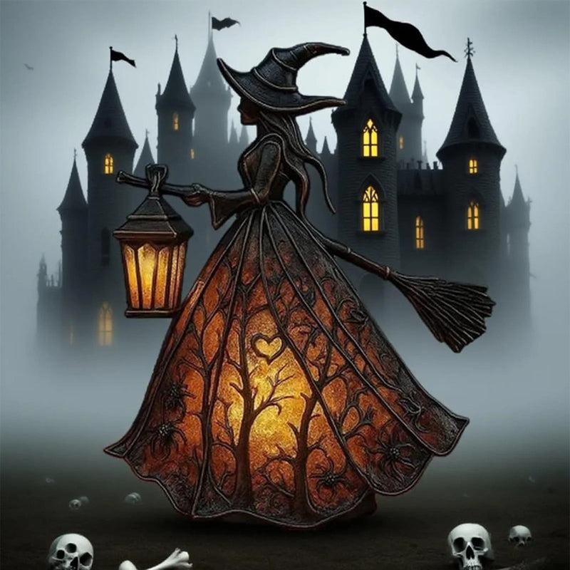 Mystara – Halloween Troldelampe med LED-Lys