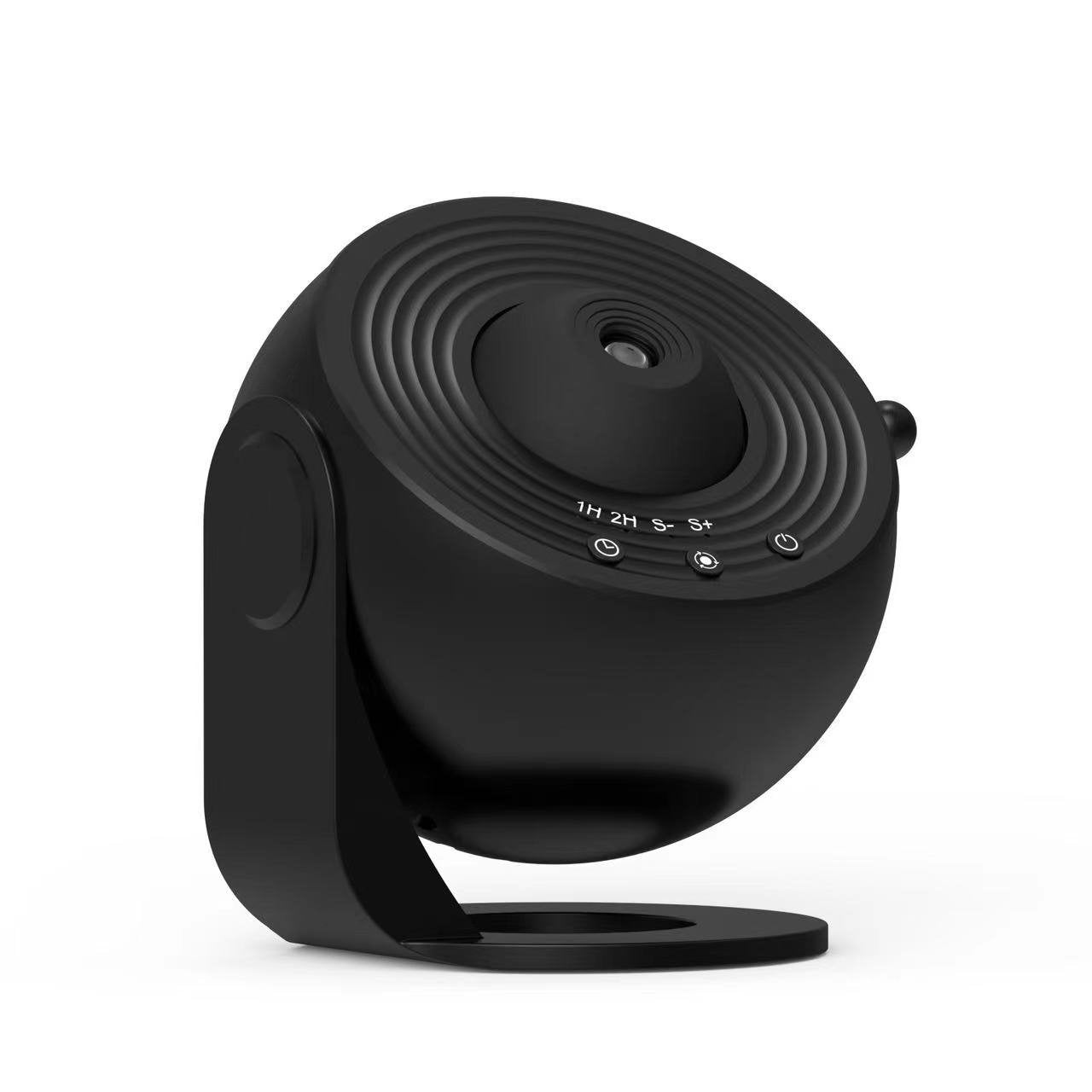 CosmoBeam Planetarium Projektor – 360° LED-Projektion med Bluetooth Sort