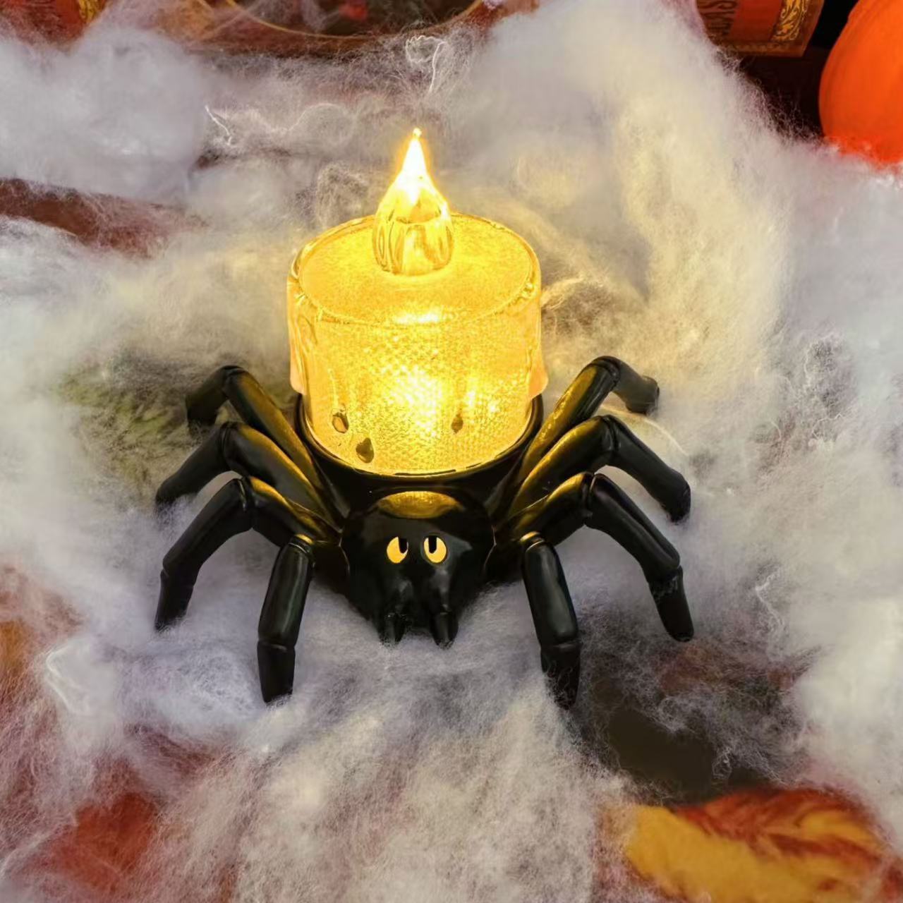 Arachnia – Halloween Edderkop Lysholder