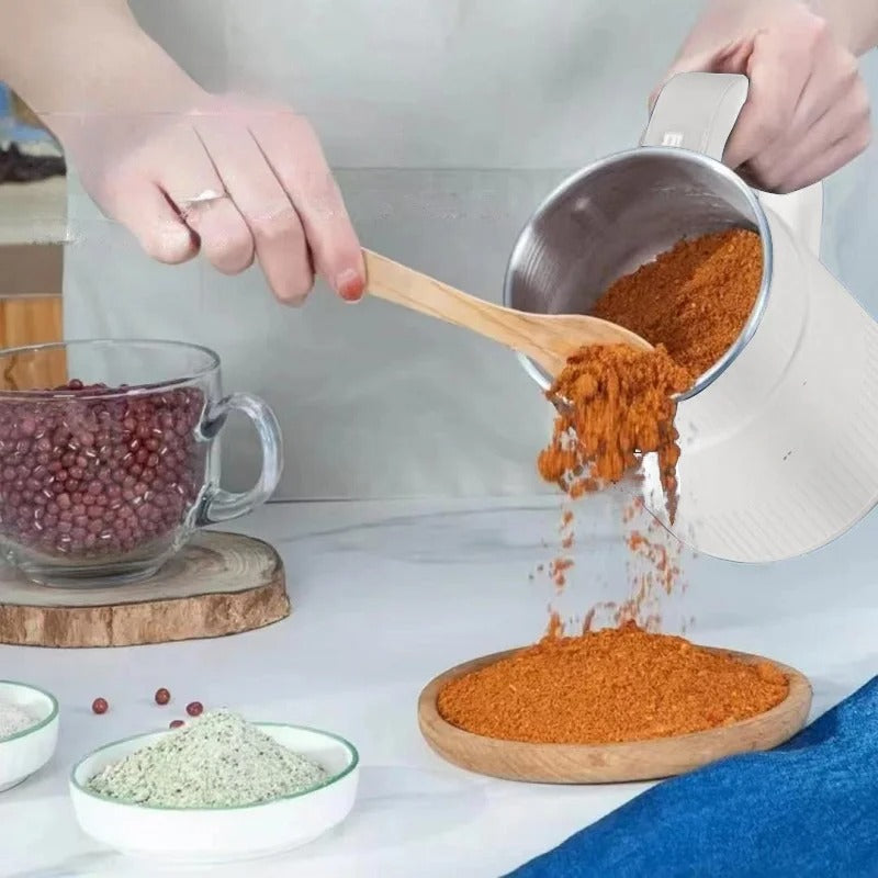 Elektrisk Kværn i Rustfrit Stål – Kværn til Kaffebønner, Krydderier og Tørre Ingredienser