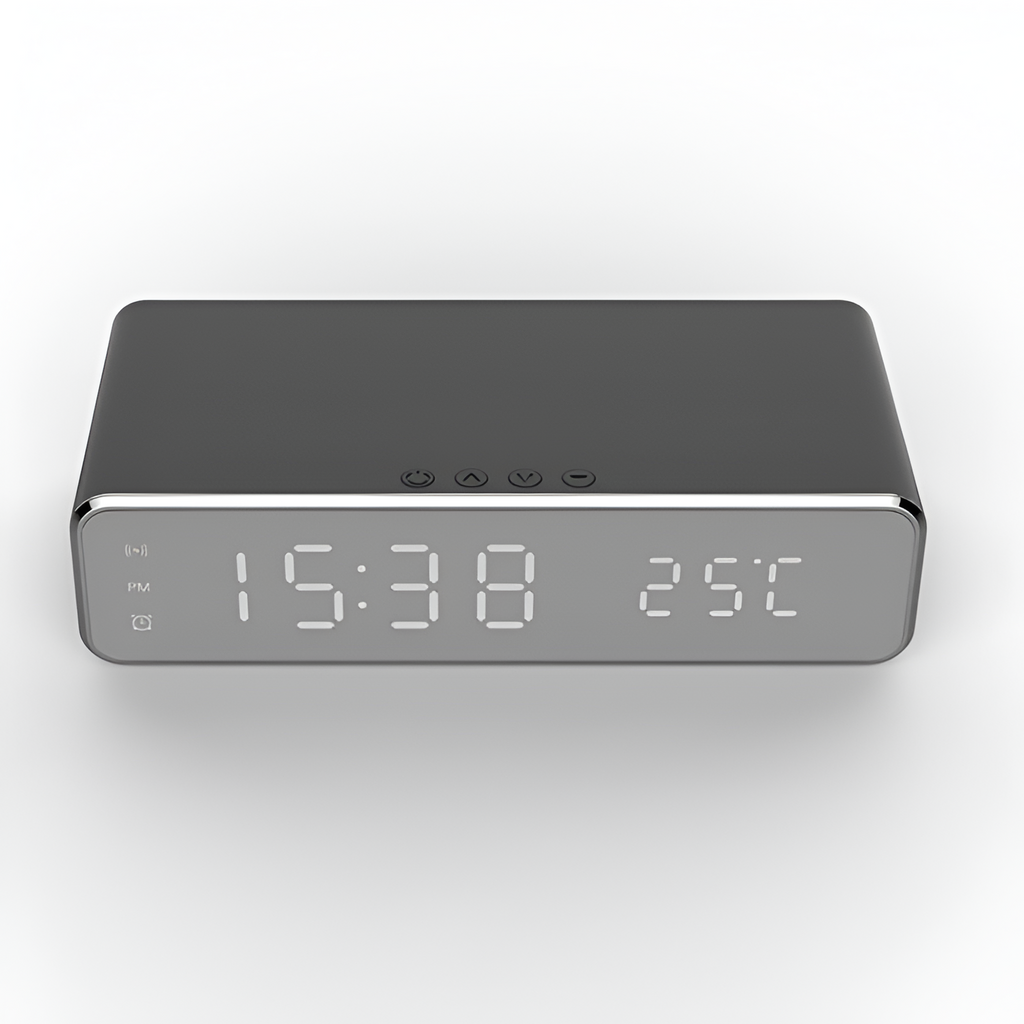 TimeGlow Vækkeur – Minimalistisk Digitalt Design