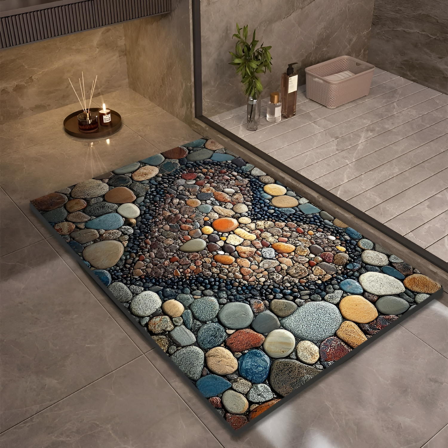 StoneSoft Bademåtte – Moderne Design til Badeværelset 15