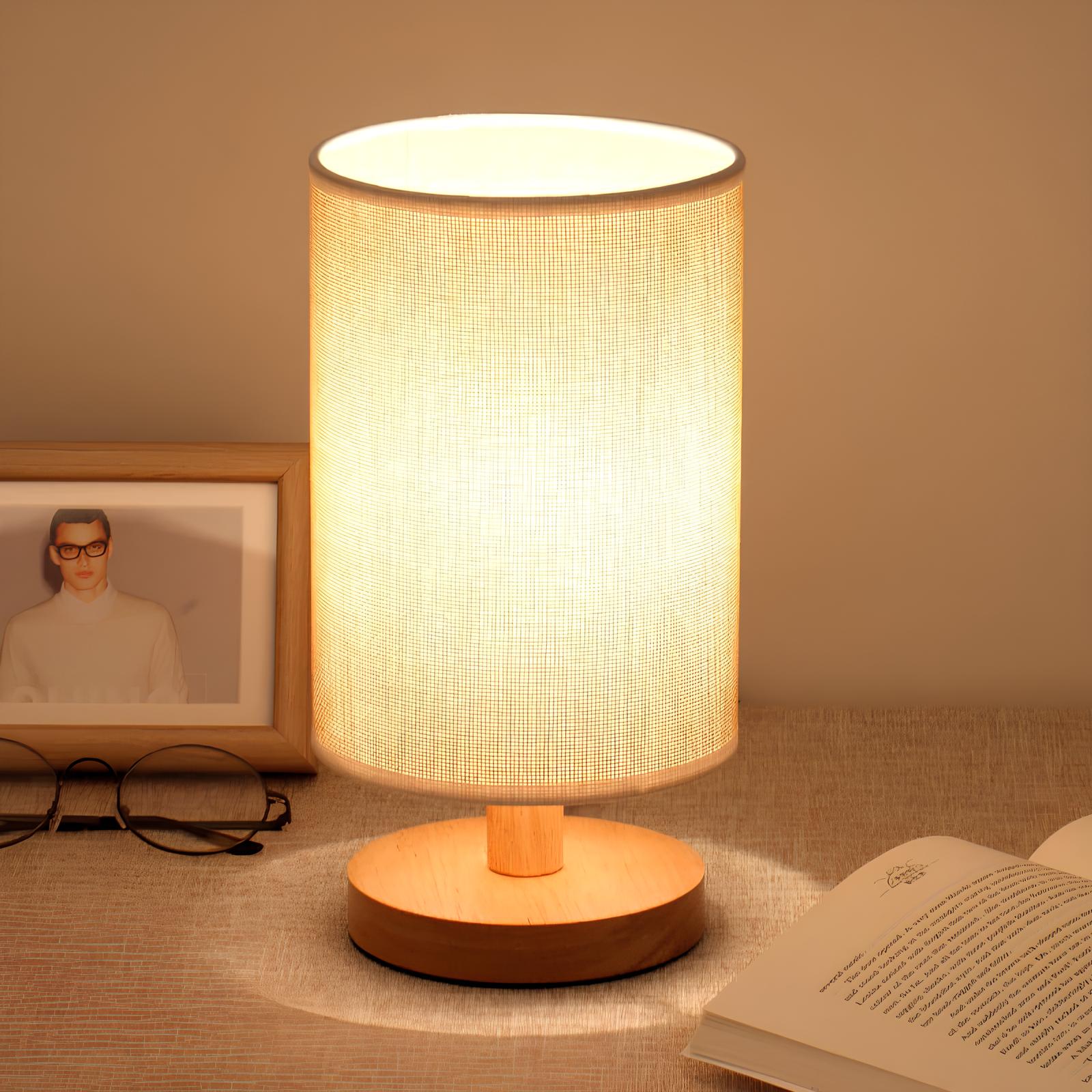 NordLume Bordlampe – Organisk Design med Tekstilskærm