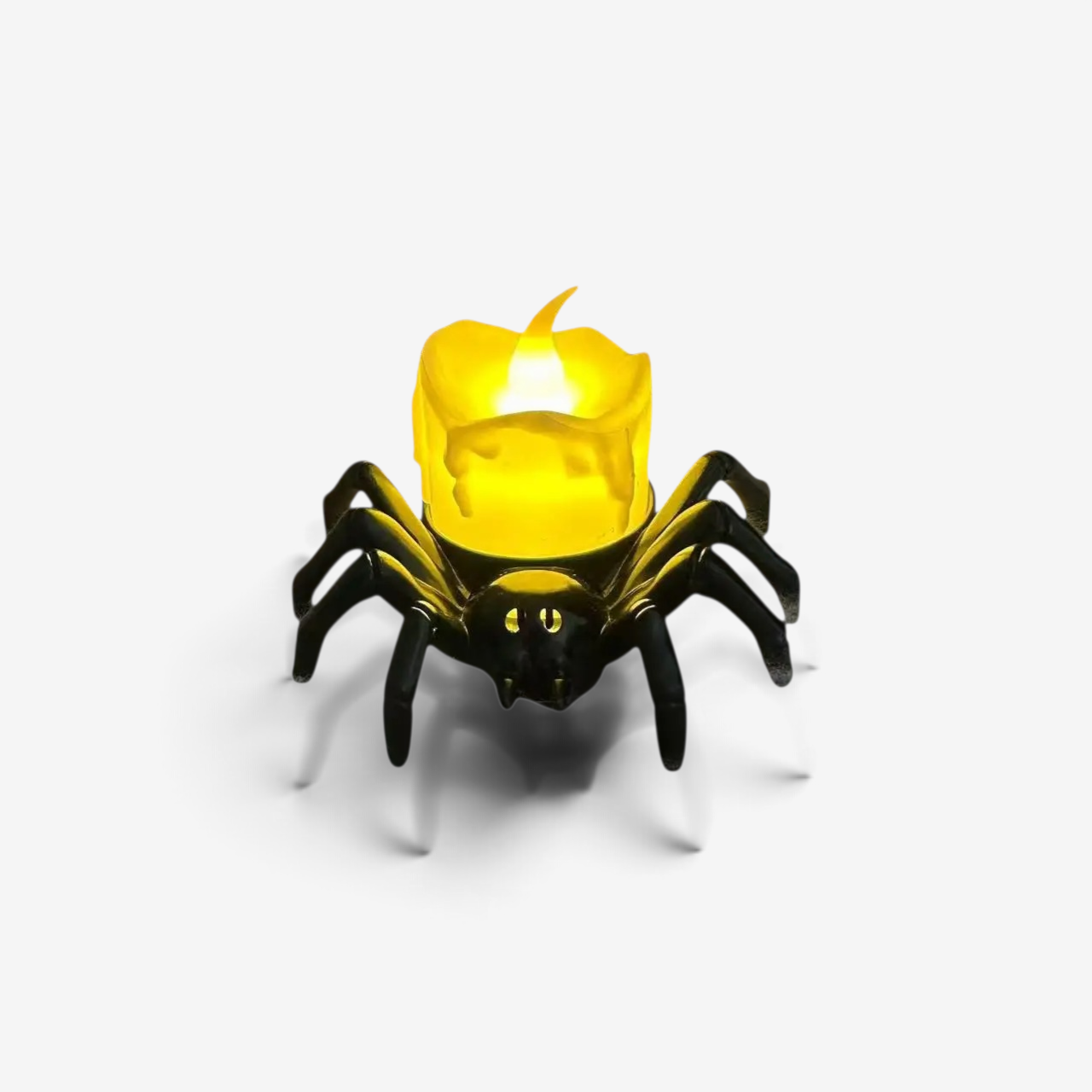 Arachnia – Halloween Edderkop Lysholder Edderkopp Hvid Lys