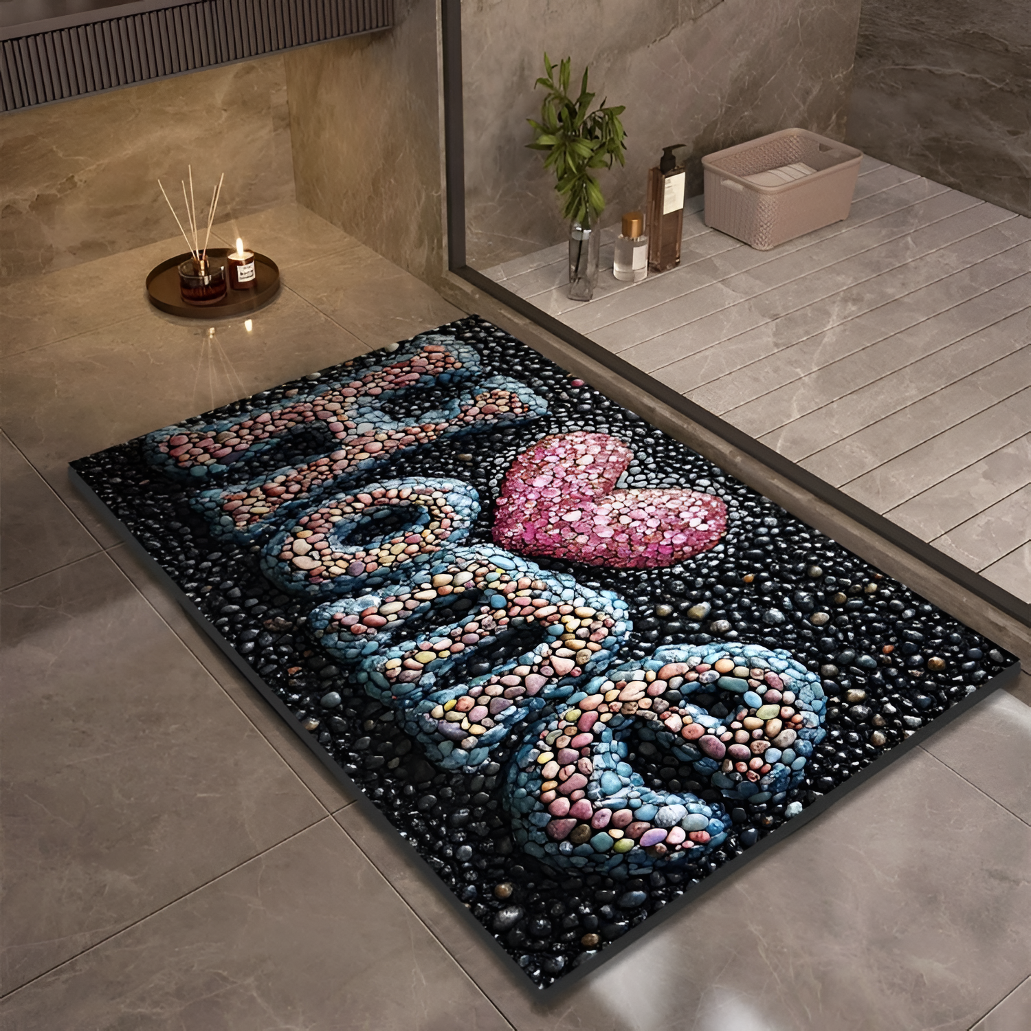 StoneSoft Bademåtte – Moderne Design til Badeværelset 8