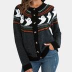 Noctelle – Halloween Vest til Dame Sort