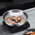 CulinaForge Stegepande – Hamret Design med Non-Stick Overflade