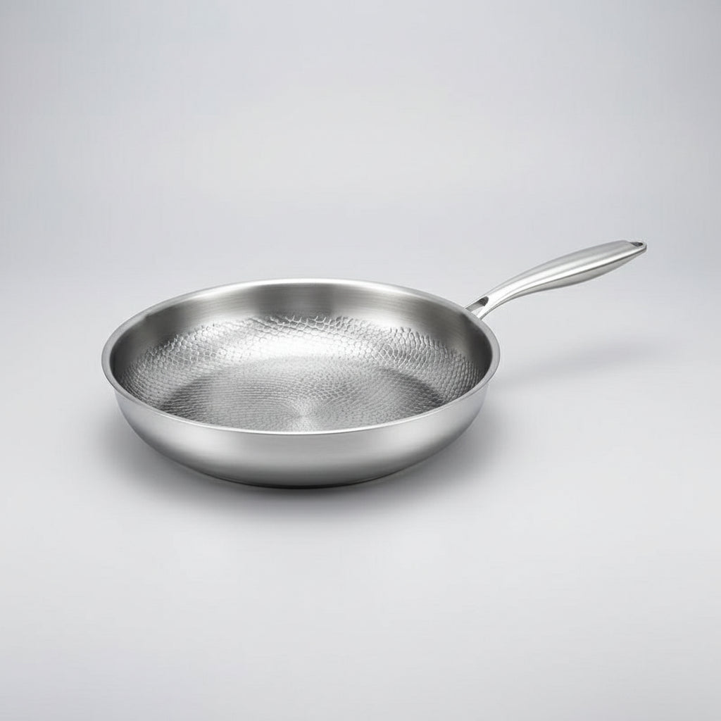 CulinaForge Stegepande – Hamret Design med Non-Stick Overflade 26 cm Uden Låg