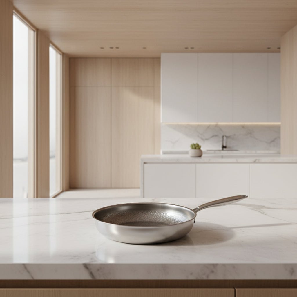 CulinaForge Stegepande – Hamret Design med Non-Stick Overflade