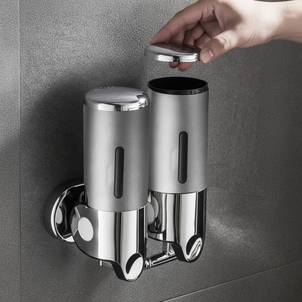 AquaDose Sæbedispenser – Vægmonteret Design