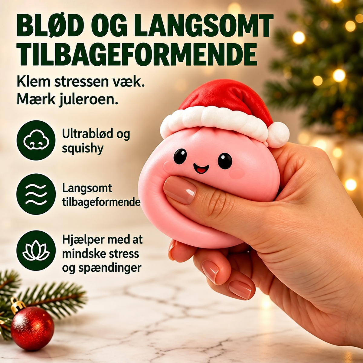 Julekalender til Børn - 24 Squishy Figurer og Daglige Overraskelser