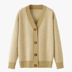 Amélie – Elegant Dame Cardigan med V-Hals