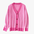 Amélie – Elegant Dame Cardigan med V-Hals