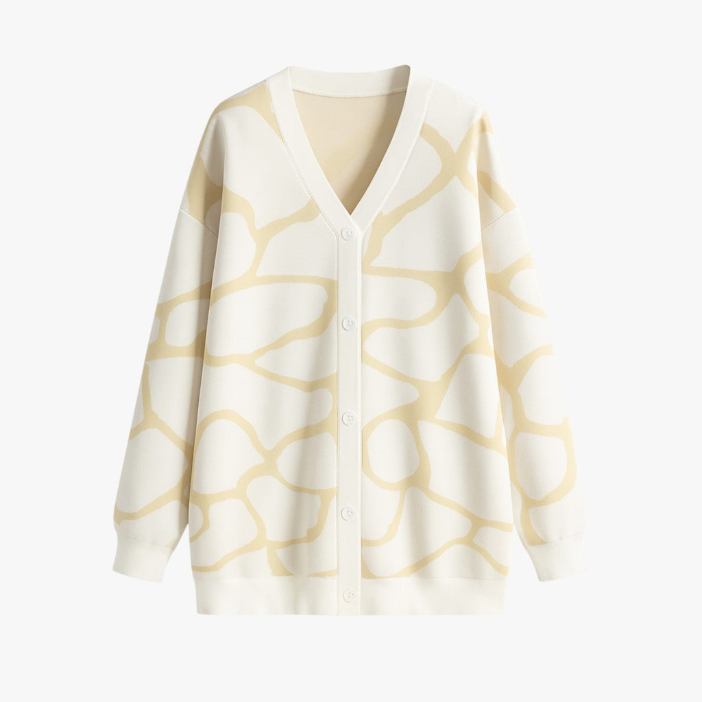 Rosalie – Lang Dame Strikcardigan