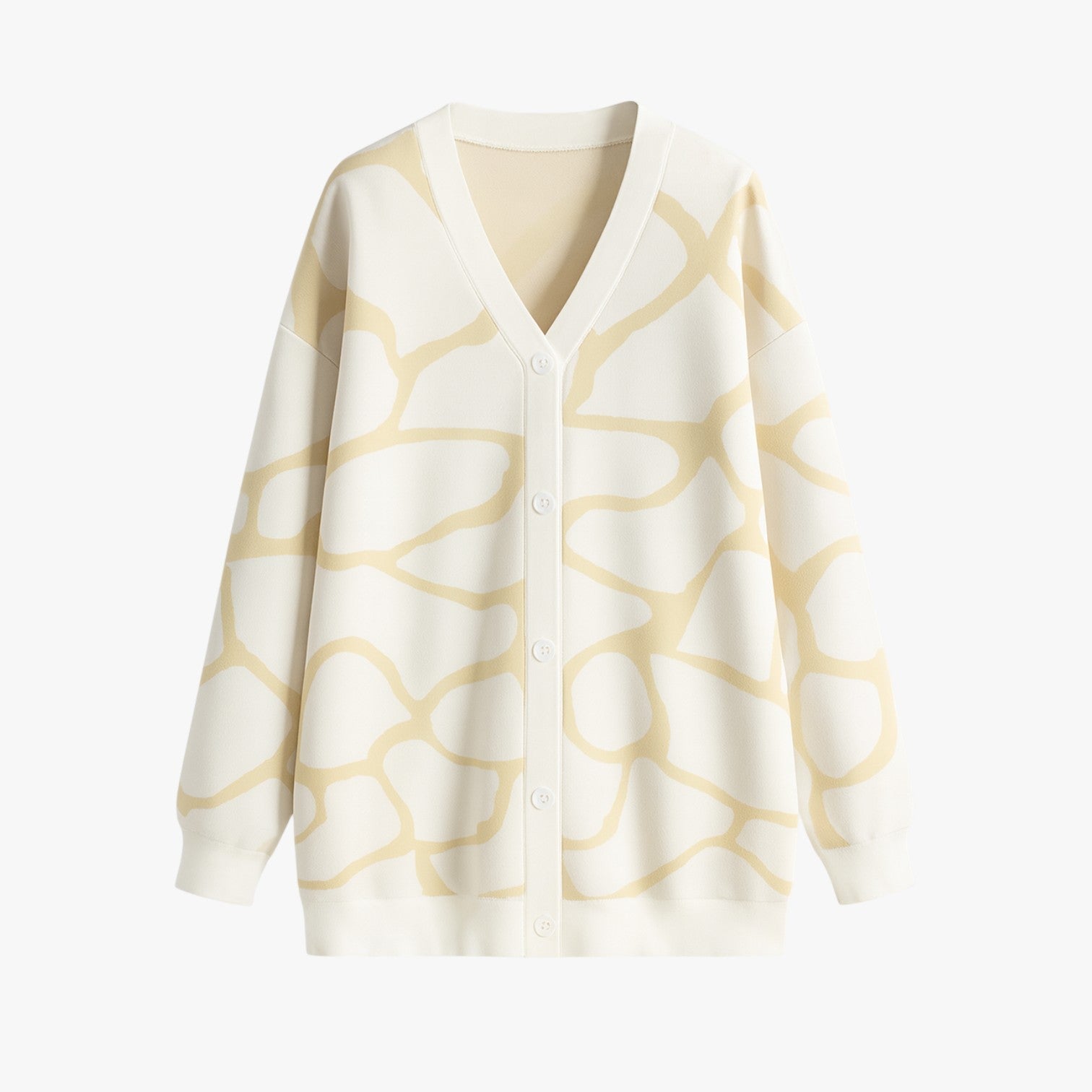 Rosalie – Lang Dame Strikcardigan