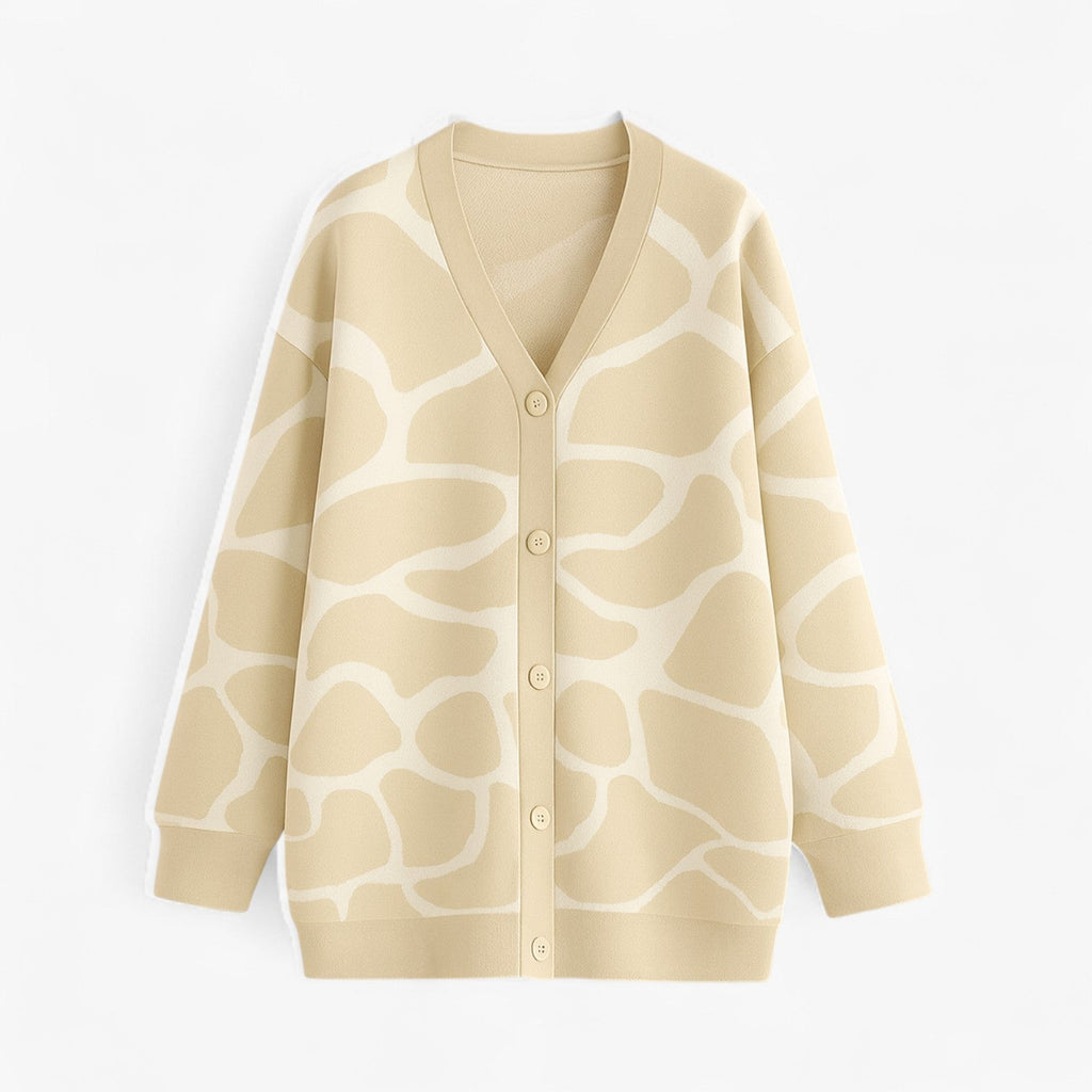 Rosalie – Lang Dame Strikcardigan