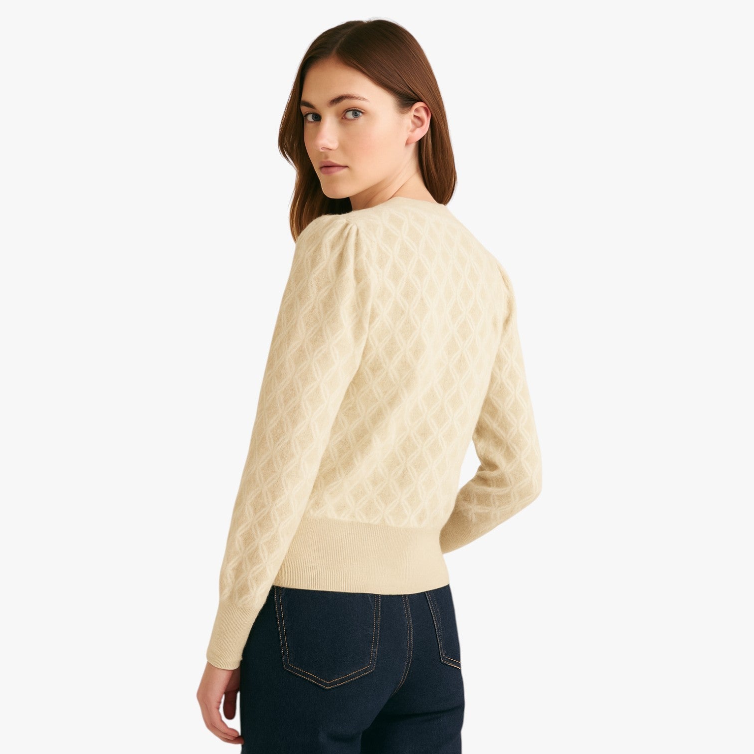 Luméra - Elegant Dame Cardigan med Pailletdetaljer