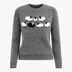 Aurielle - Dame Striktrøje i Retro Design