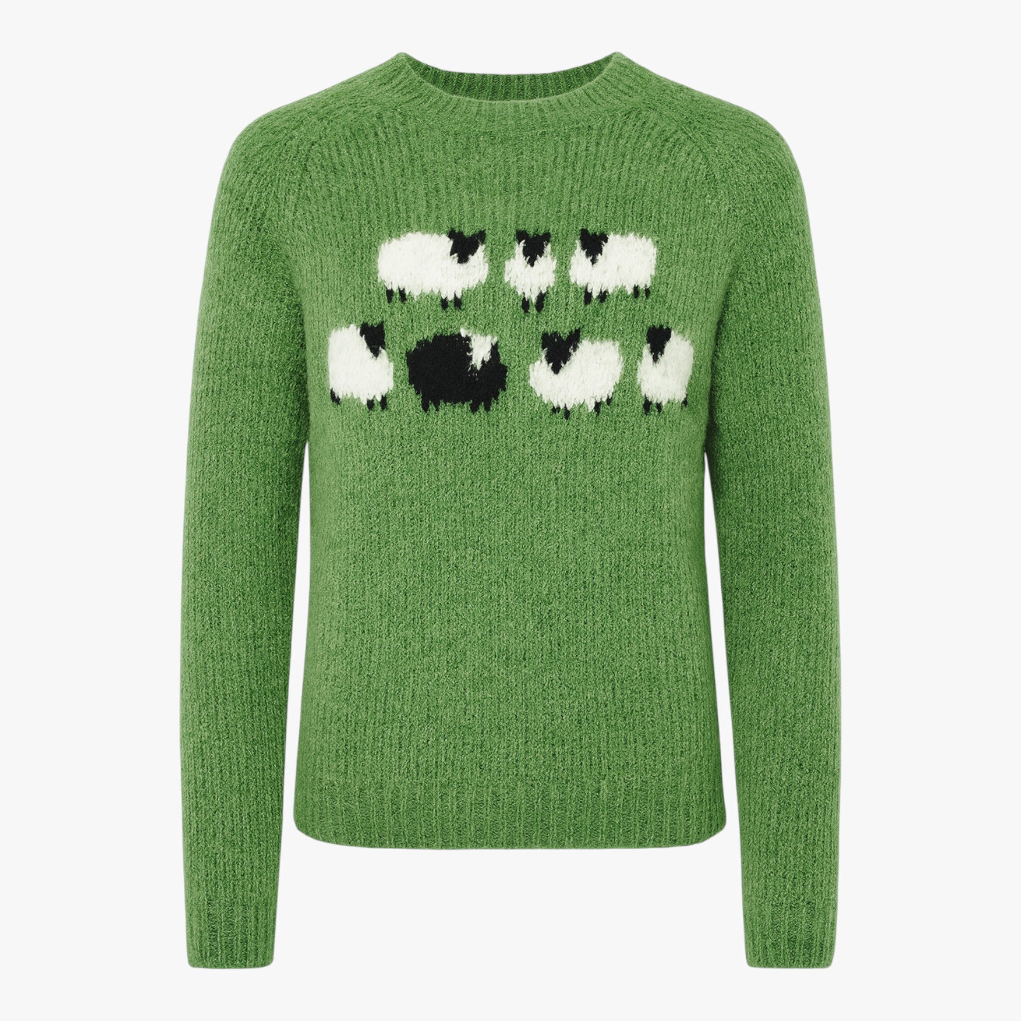 Aurielle - Dame Striktrøje i Retro Design