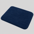 Blød Badeforlægger - Skridsikker og Absorberende Mikrofiber Blå