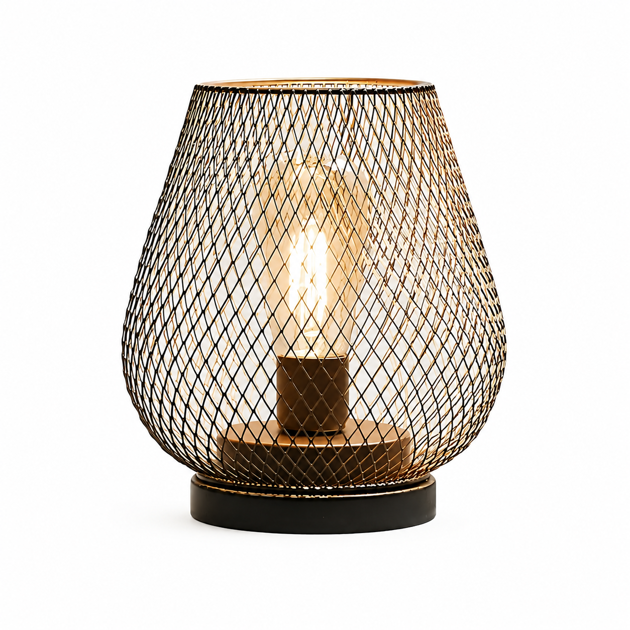 Trådløs Bordlampe i Industrielt Design – Genopladelig LED Lampe til Hjem og Kontor