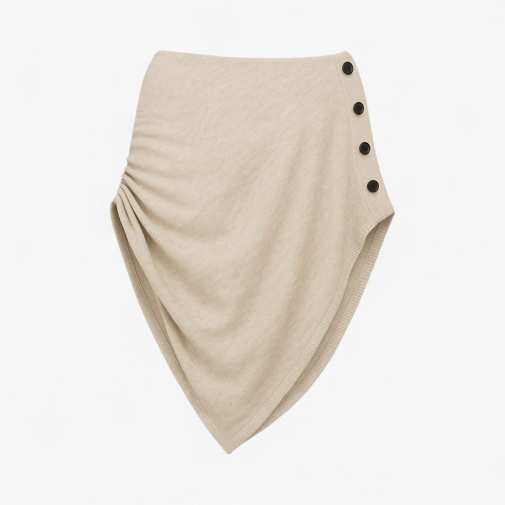Soraya – Elegant Dame Poncho med Løs Pasform