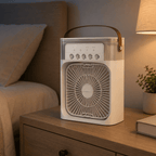 CoolFlow Mini Ventilator – 3-i-1 Bordmodel
