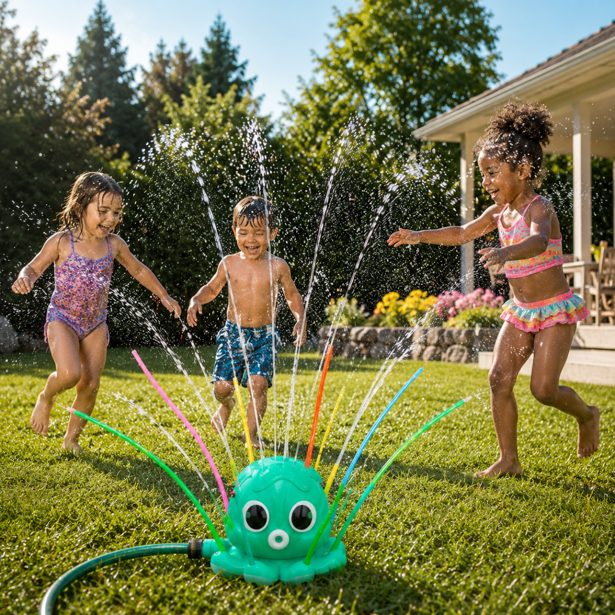 AquaOcto Vandsprinkler – Til Udendørs Vandleg