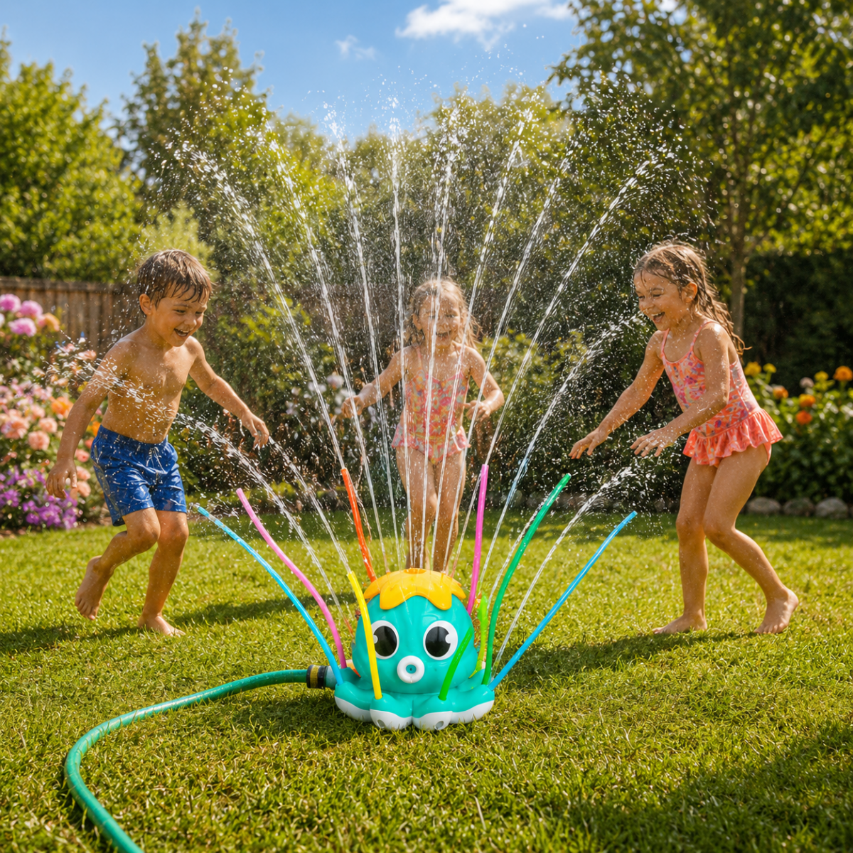AquaOcto Vandsprinkler – Til Udendørs Vandleg