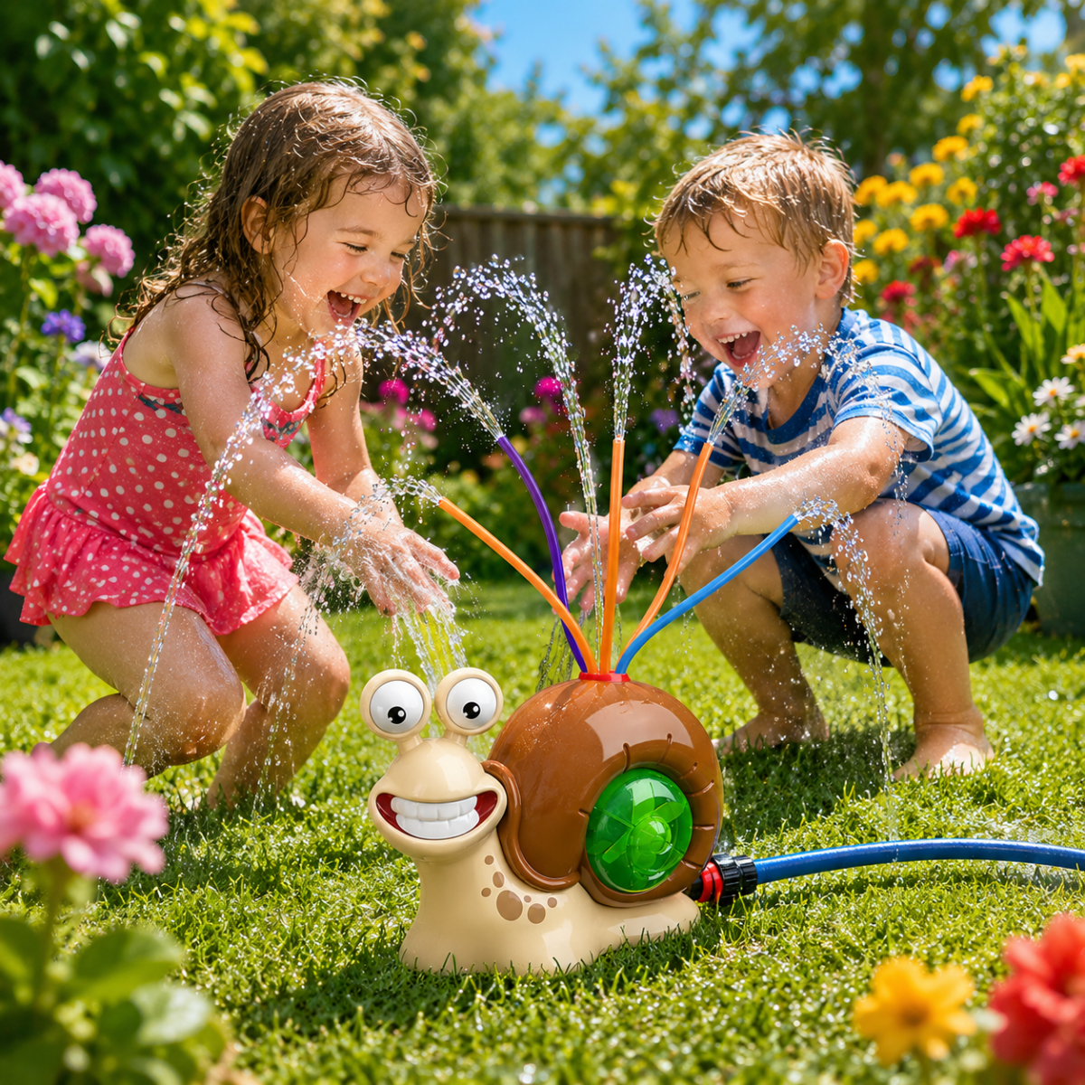 SplashSnail Vandsprinkler – Sjovt Snegleformet Design