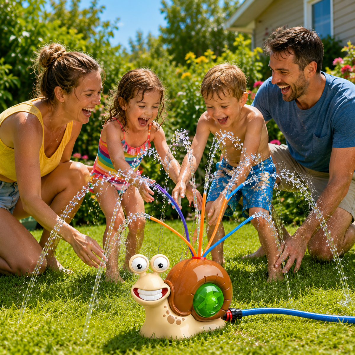 SplashSnail Vandsprinkler – Sjovt Snegleformet Design