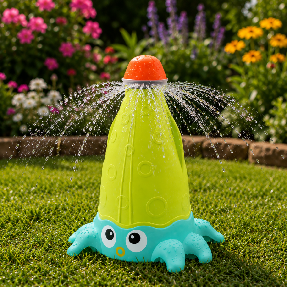 AquaSpin Vandsprinkler – Roterende Blækspruttedesign