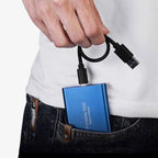 SpeedVault Portable SSD 1 TB – USB-C Externe Schokbestendige SSD 1050 MB/s