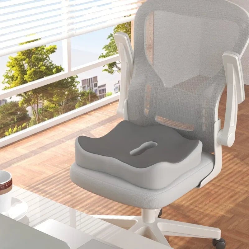 ErgoEase - Ergonomisk Memory Foam Siddepude Grå