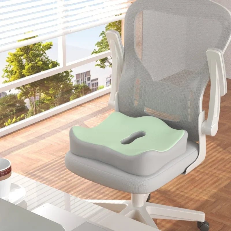 ErgoEase - Ergonomisk Memory Foam Siddepude Grøn