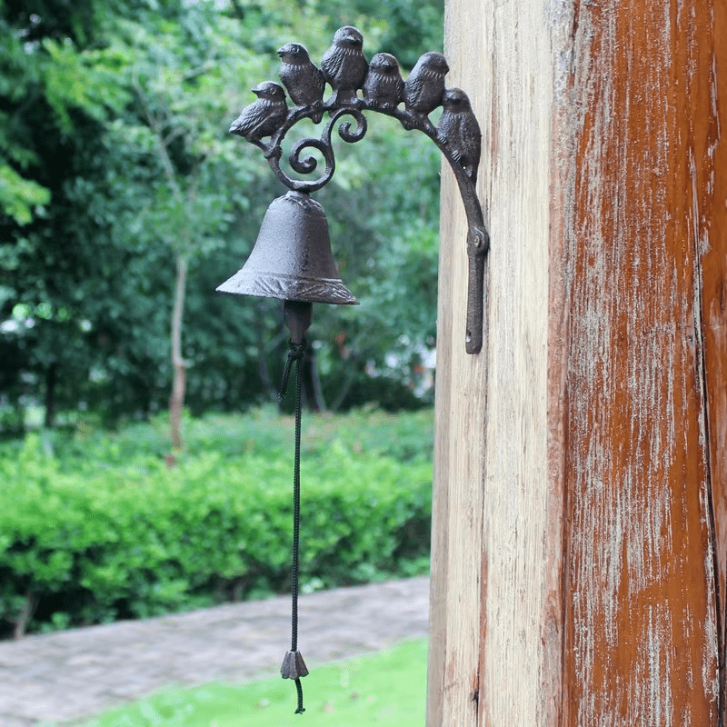 HeritageBell - Klassisk Vægmonteret Dørklokke Fugle