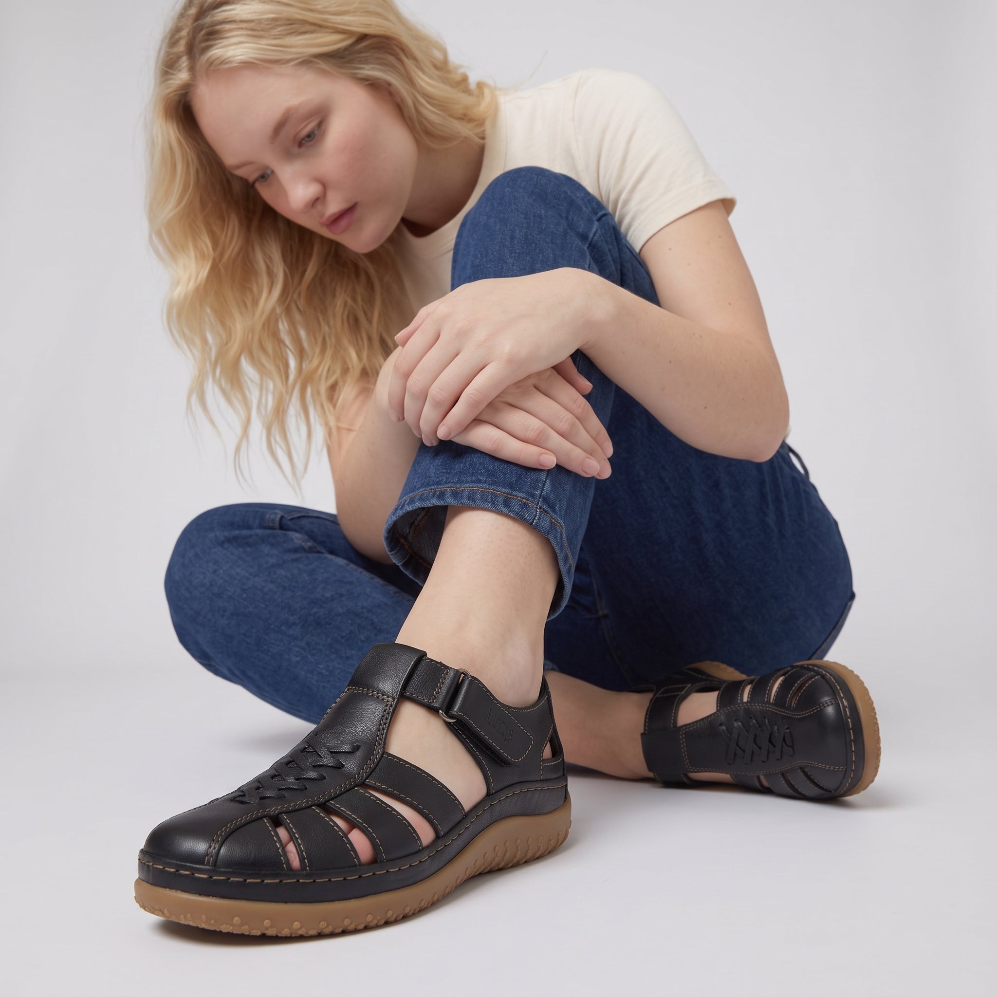 Komfortsandaler til Dame - Ergonomisk Sål og Skridsikkert Design