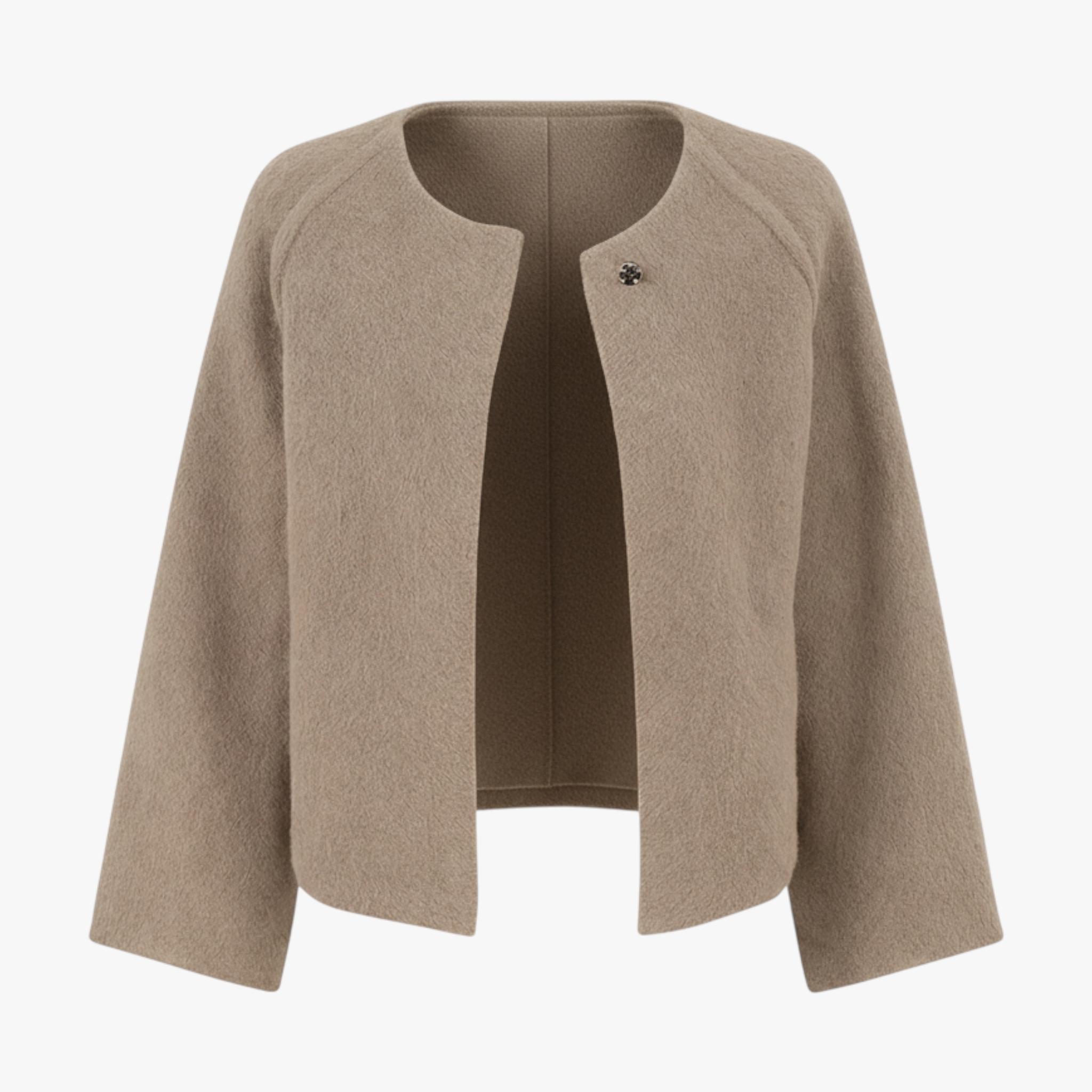 Veloura - Elegant Lang Damefrakke Khaki