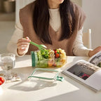 FreshNest - Glas Madbeholder med Sideåbning