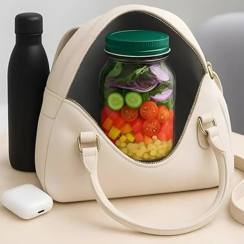 FreshNest - Glas Madbeholder med Sideåbning