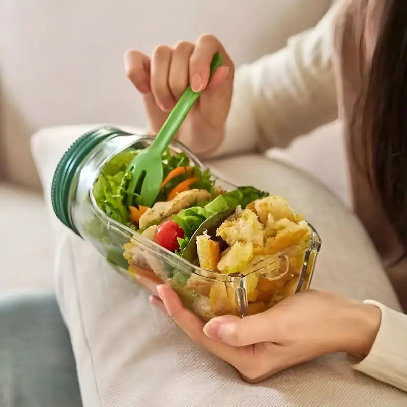 FreshNest - Glas Madbeholder med Sideåbning