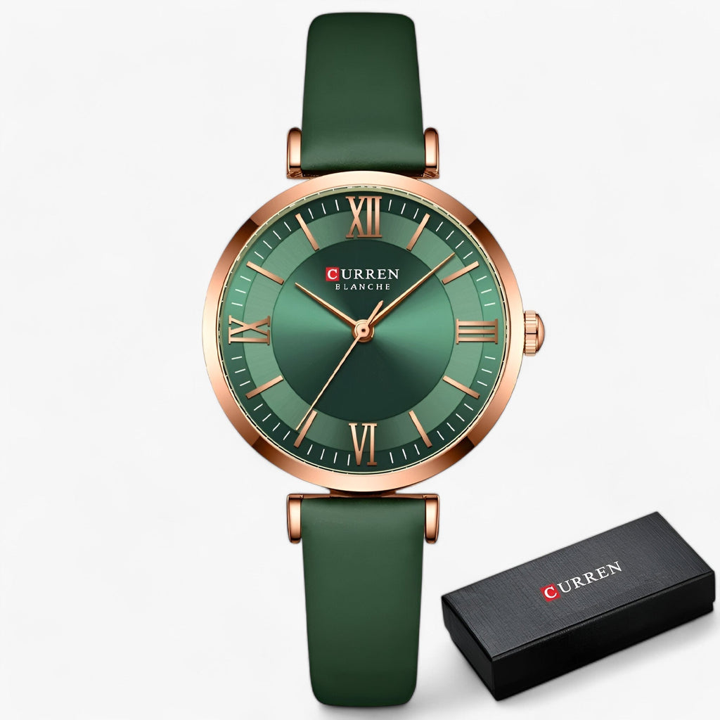 Seraphine - Elegant Dameur med Analog Quartz Urværk hvid