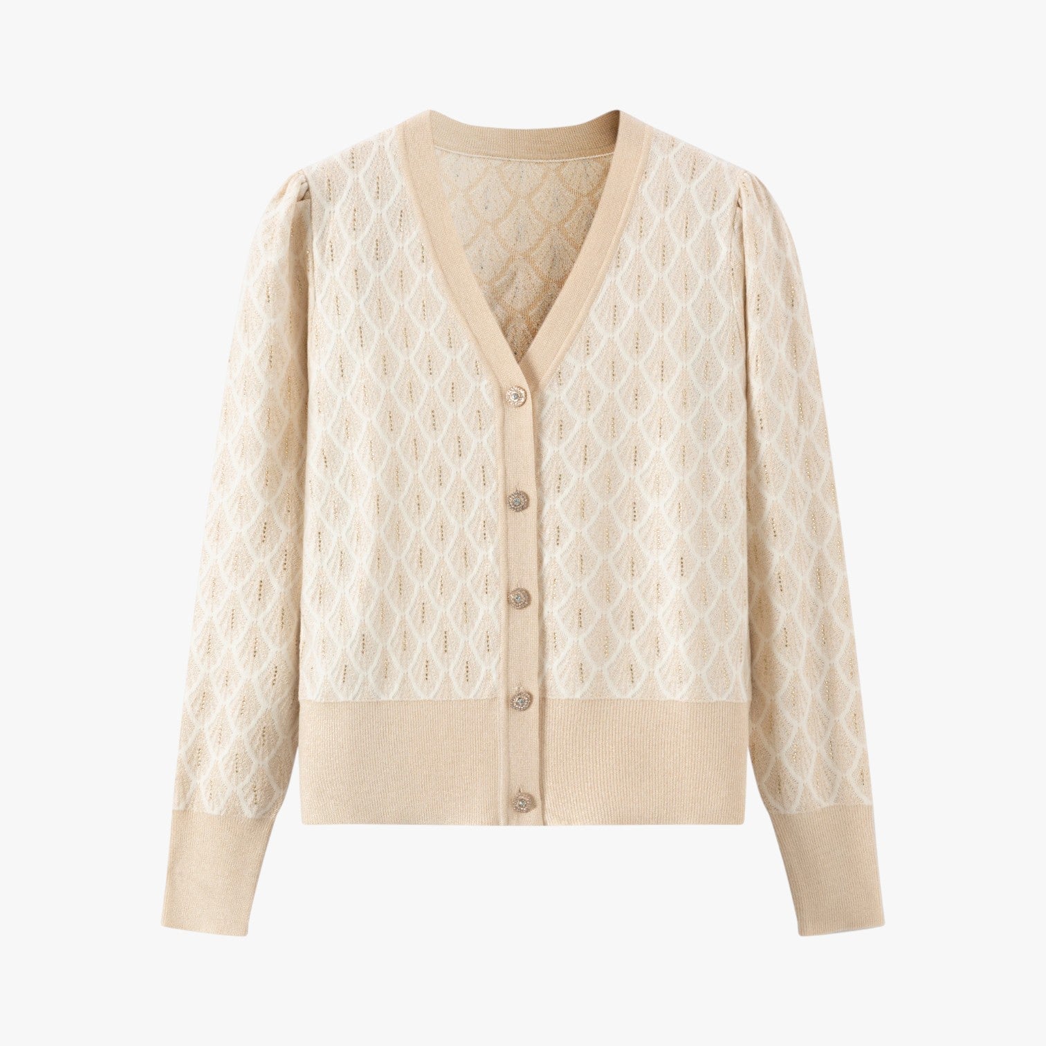 Luméra - Elegant Dame Cardigan med Pailletdetaljer