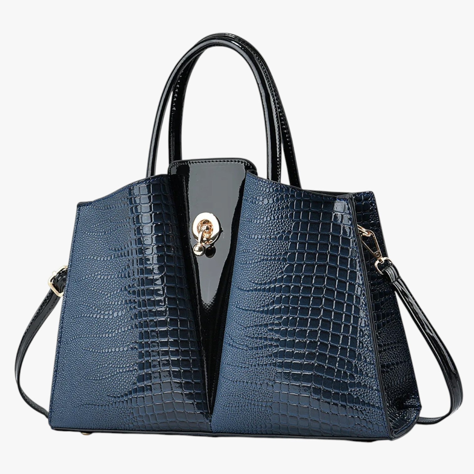 Genna | Rumfangsrig dames tote - tasje - Niche elegance til enhver lejlighed Blå