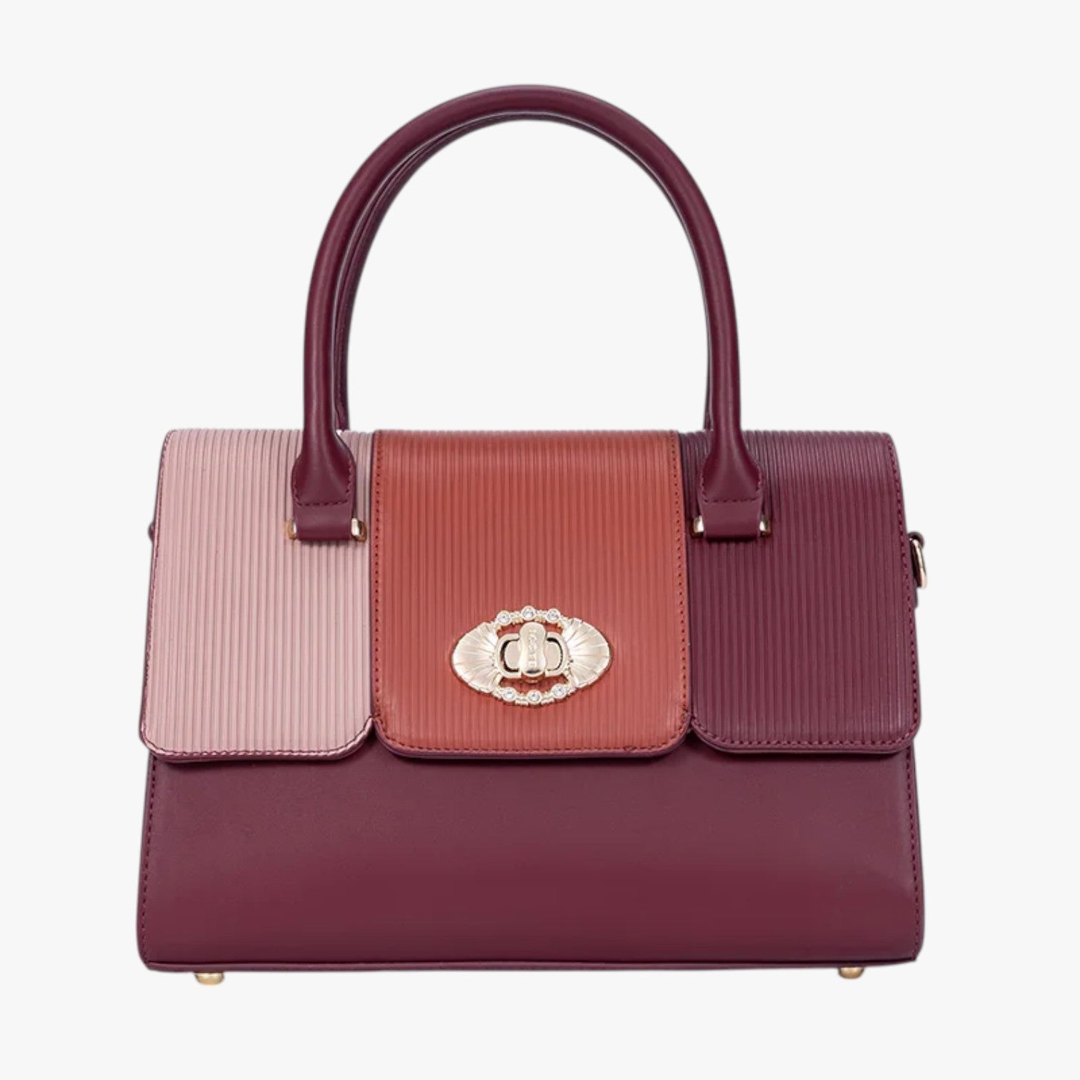 Karina | PU-læder taske, holdbar og med elegant stil Bourgogne
