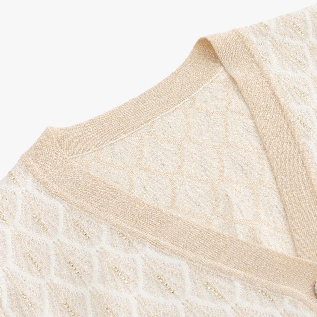 Luméra - Elegant Dame Cardigan med Pailletdetaljer