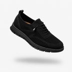 Herresko i Åndbart Meshstof – Komfortable Casual Snøresko Black 40