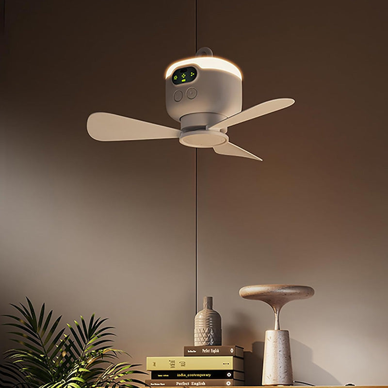 AeroLume Loftventilator – Trådløst Design med Integreret LED-Lys