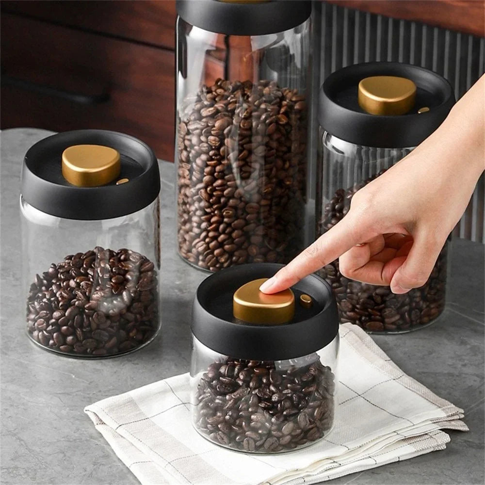 BeanVault Opbevaringsglas – Frisk Opbevaring i Stilrent Design